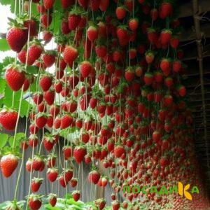 Клубника ампельная Анастасия купить по цене от 370р. в интернет-магазине «Посадика» с доставкой почтой в в Похвистневое и по всей России – [изображение №1].