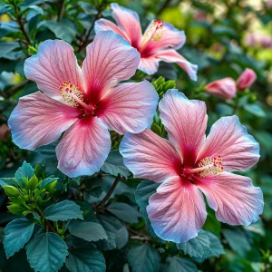 Гибискус садовый Тропикал Сан купить по цене от 293р. в интернет-магазине «Посадика» с доставкой почтой в в Похвистневое и по всей России – [изображение №1].