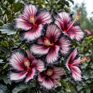 Гибискус садовый Самер Бридж купить по цене от 306р. в интернет-магазине «Посадика» с доставкой почтой в в Похвистневое и по всей России – [изображение №1].