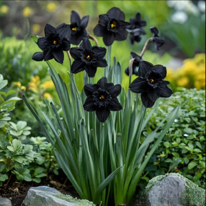 Нарцисс Тень Королевы купить по цене от 500р. в интернет-магазине «Посадика» с доставкой почтой в в Похвистневое и по всей России – [изображение №1].